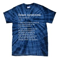 Down Syndrome Definition Awareness Month Tie-Dye T-Shirt