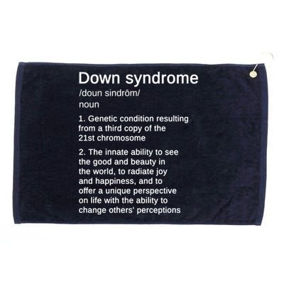 Down Syndrome Definition Awareness Month Grommeted Golf Towel