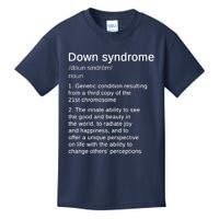 Down Syndrome Definition Awareness Month Kids T-Shirt