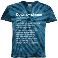 Down Syndrome Definition Awareness Month Kids Tie-Dye T-Shirt