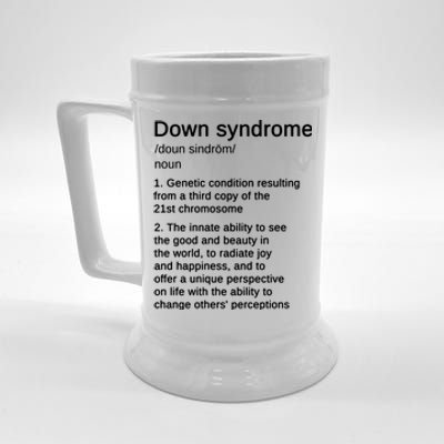 Down Syndrome Definition Awareness Month Beer Stein