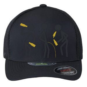 Drunk Stickfigers Flexfit Unipanel Trucker Cap