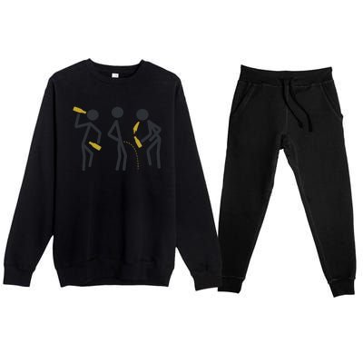 Drunk Stickfigers Premium Crewneck Sweatsuit Set