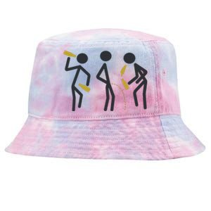 Drunk Stickfigers Tie-Dyed Bucket Hat