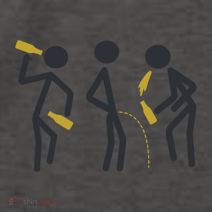 Drunk Stickfigers Vector Backpack