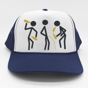 Drunk Stickfigers Trucker Hat