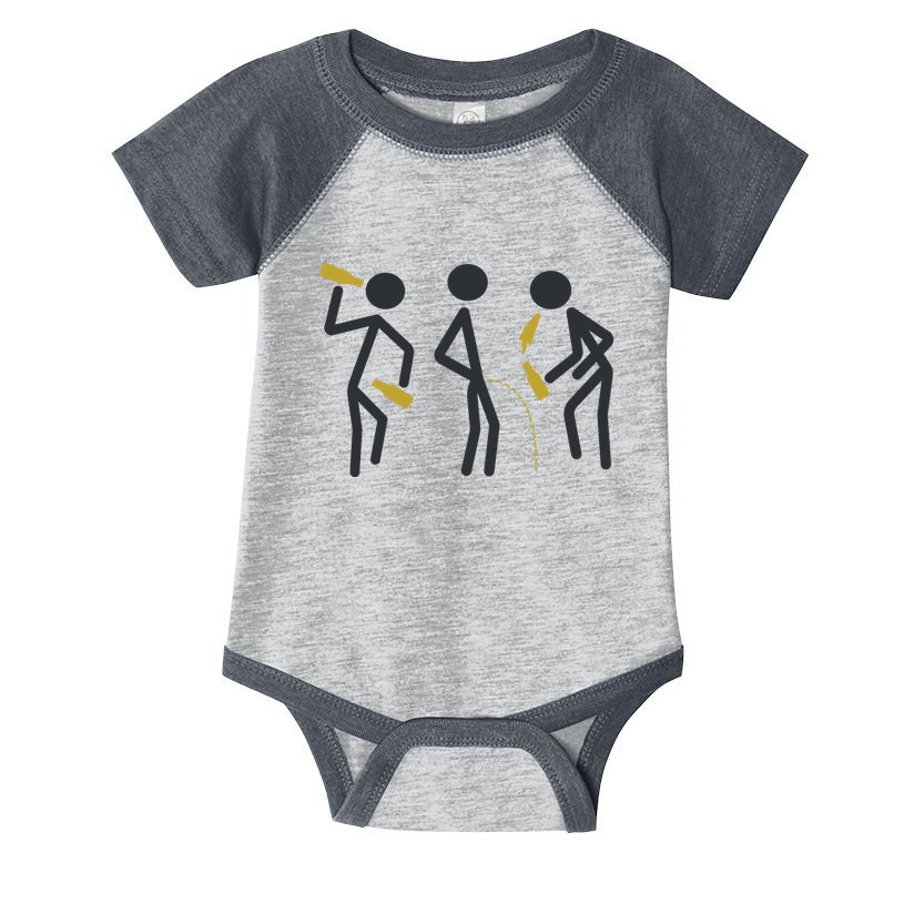 Drunk Stickfigers Infant Baby Jersey Bodysuit