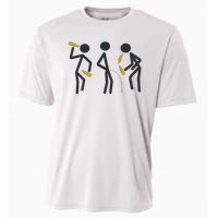 Drunk Stickfigers Cooling Performance Crew T-Shirt