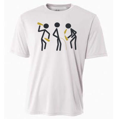 Drunk Stickfigers Cooling Performance Crew T-Shirt