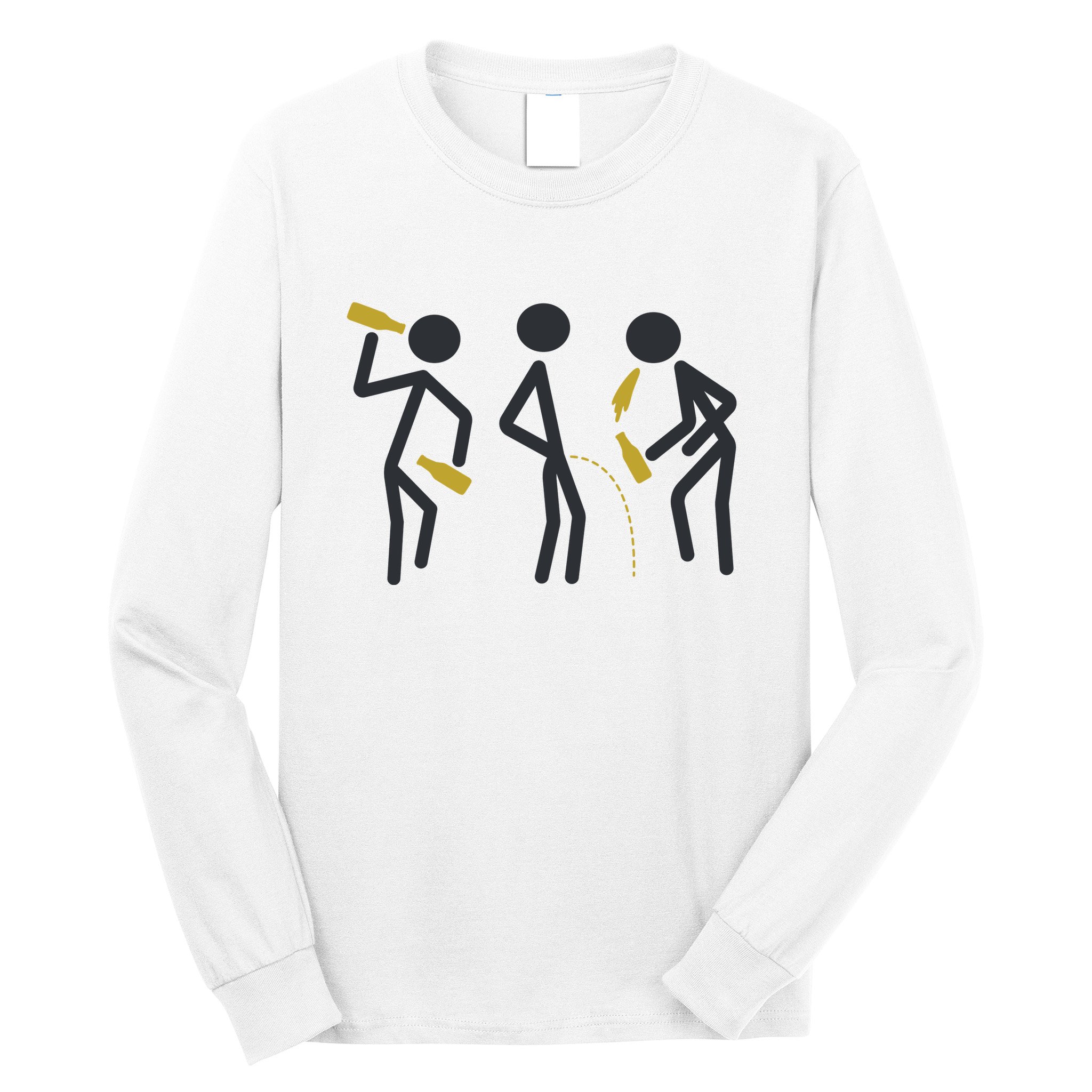 Drunk Stickfigers Long Sleeve Shirt