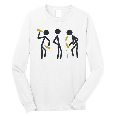 Drunk Stickfigers Long Sleeve Shirt