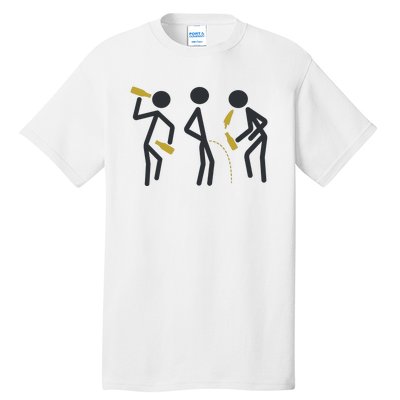 Drunk Stickfigers Tall T-Shirt