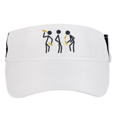 Drunk Stickfigers Adult Drive Performance Visor