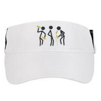 Drunk Stickfigers Adult Drive Performance Visor