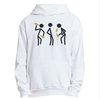 Drunk Stickfigers Urban Pullover Hoodie