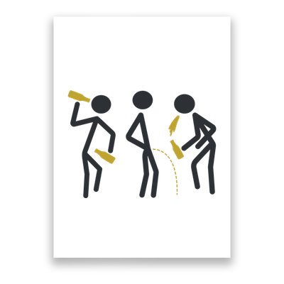 Drunk Stickfigers Poster