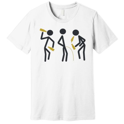 Drunk Stickfigers Premium T-Shirt