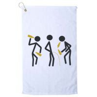 Drunk Stickfigers Golf Towel
