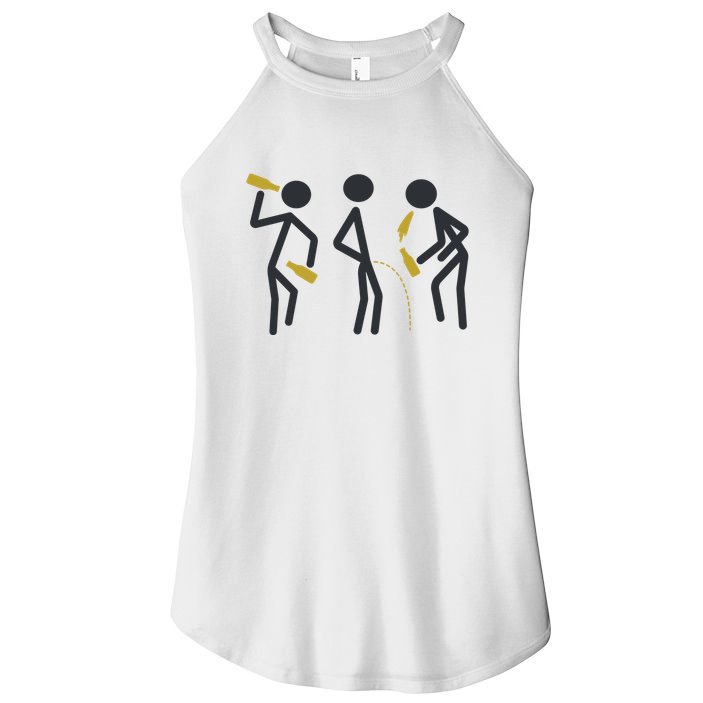 Drunk Stickfigers Women's Perfect Tri Rocker Tank