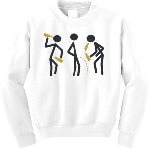 Drunk Stickfigers Kids Sweatshirt