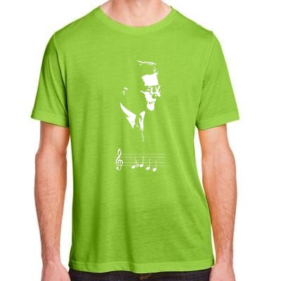 Dmitri Shostakovich Dsch Motif Musical Notes Adult ChromaSoft Performance T-Shirt