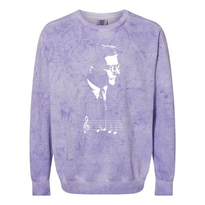 Dmitri Shostakovich Dsch Motif Musical Notes Colorblast Crewneck Sweatshirt