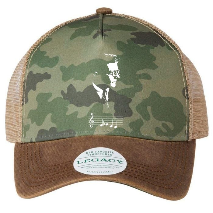 Dmitri Shostakovich Dsch Motif Musical Notes Legacy Tie Dye Trucker Hat