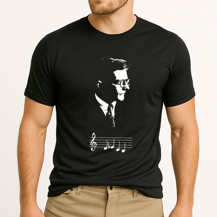 Dmitri Shostakovich Dsch Motif Musical Notes Performance Shirt