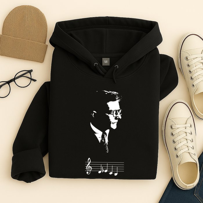 Dmitri Shostakovich Dsch Motif Musical Notes Hoodie