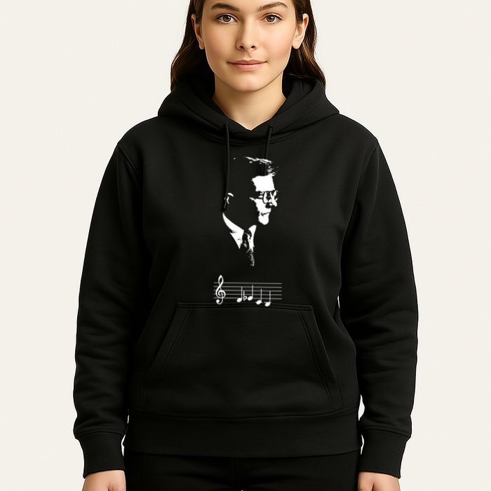 Dmitri Shostakovich Dsch Motif Musical Notes Hoodie