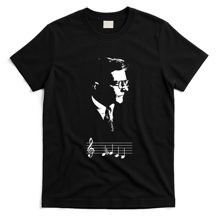 Dmitri Shostakovich Dsch Motif Musical Notes T-Shirt