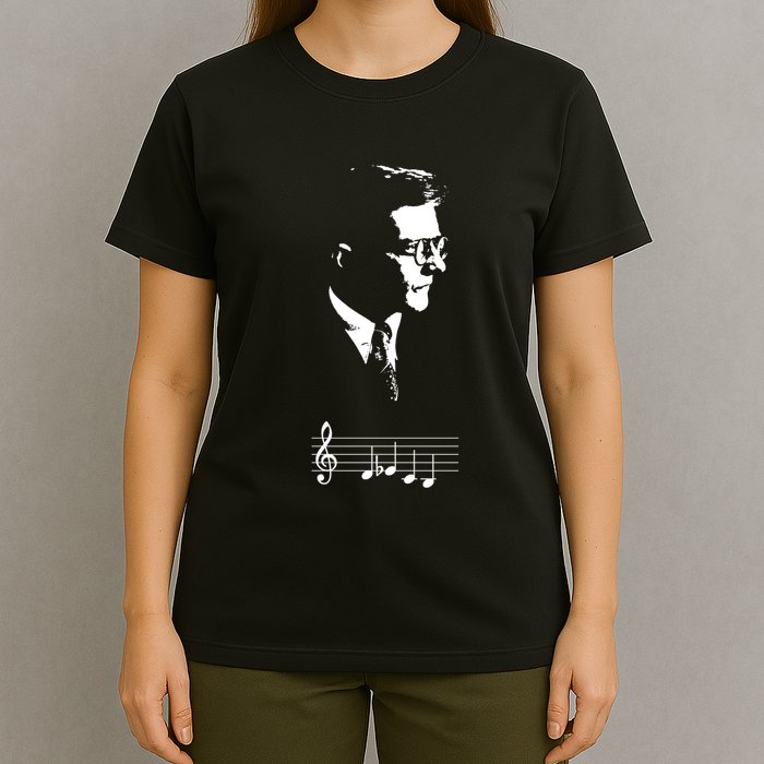 Dmitri Shostakovich Dsch Motif Musical Notes T-Shirt