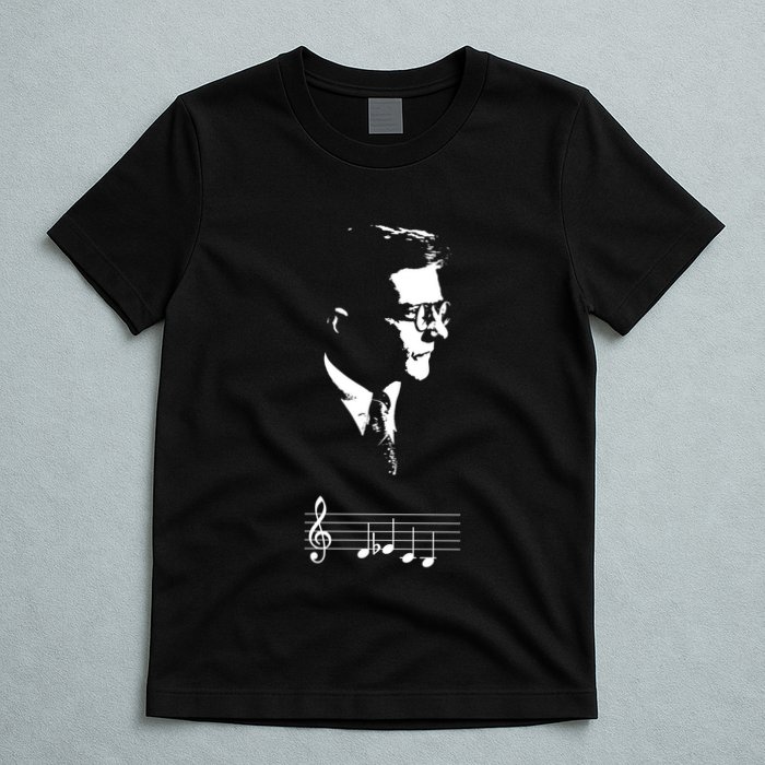 Dmitri Shostakovich Dsch Motif Musical Notes T-Shirt