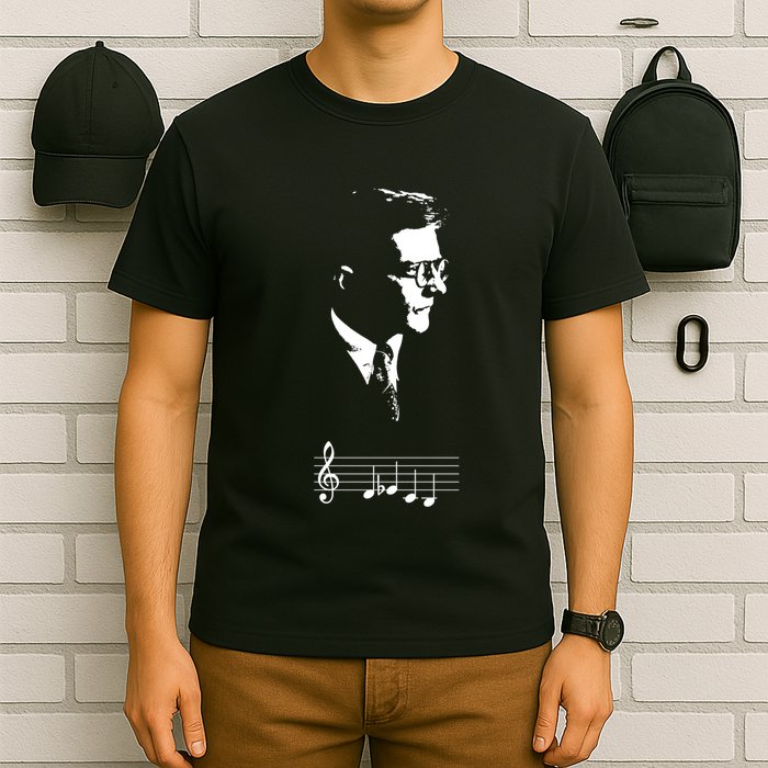 Dmitri Shostakovich Dsch Motif Musical Notes T-Shirt