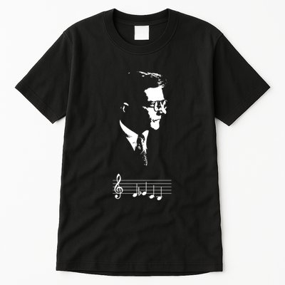 Dmitri Shostakovich Dsch Motif Musical Notes Tall T-Shirt