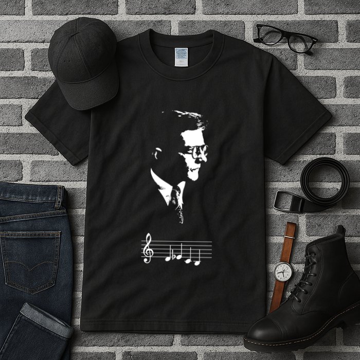 Dmitri Shostakovich Dsch Motif Musical Notes Tall T-Shirt