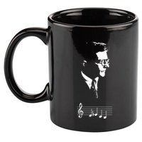 Dmitri Shostakovich Dsch Motif Musical Notes 11oz C Handle Ceramic Mug