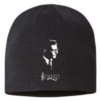 Dmitri Shostakovich Dsch Motif Musical Notes Sustainable Beanie