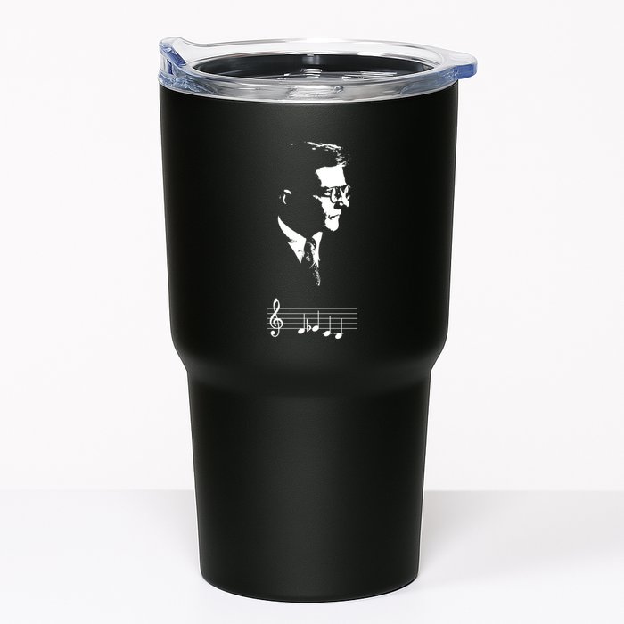 Dmitri Shostakovich Dsch Motif Musical Notes Tumbler