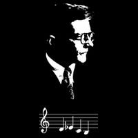 Dmitri Shostakovich Dsch Motif Musical Notes Poster