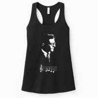 Dmitri Shostakovich Dsch Motif Musical Notes Womens Tank Top