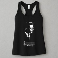 Dmitri Shostakovich Dsch Motif Musical Notes Womens Tank Top