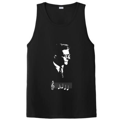 Dmitri Shostakovich Dsch Motif Musical Notes PosiCharge Competitor Tank