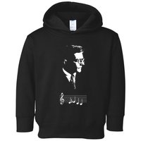 Dmitri Shostakovich Dsch Motif Musical Notes Toddler Hoodie