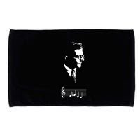 Dmitri Shostakovich Dsch Motif Musical Notes Microfiber Hand Towel