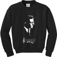 Dmitri Shostakovich Dsch Motif Musical Notes Kids Sweatshirt