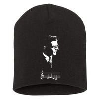 Dmitri Shostakovich Dsch Motif Musical Notes Short Acrylic Beanie