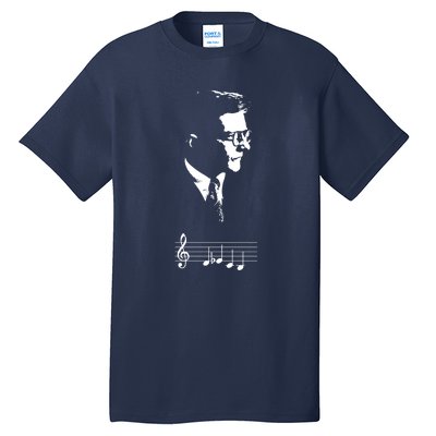 Dmitri Shostakovich Dsch Motif Musical Notes Tall T-Shirt