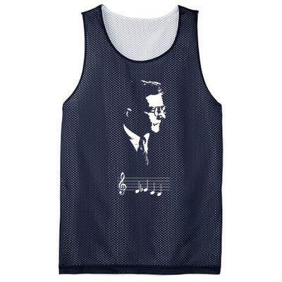 Dmitri Shostakovich Dsch Motif Musical Notes Mesh Reversible Basketball Jersey Tank