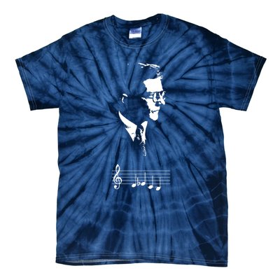 Dmitri Shostakovich Dsch Motif Musical Notes Tie-Dye T-Shirt